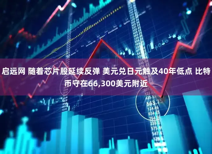 启远网 随着芯片股延续反弹 美元兑日元触及40年低点 比特币守在66,300美元附近